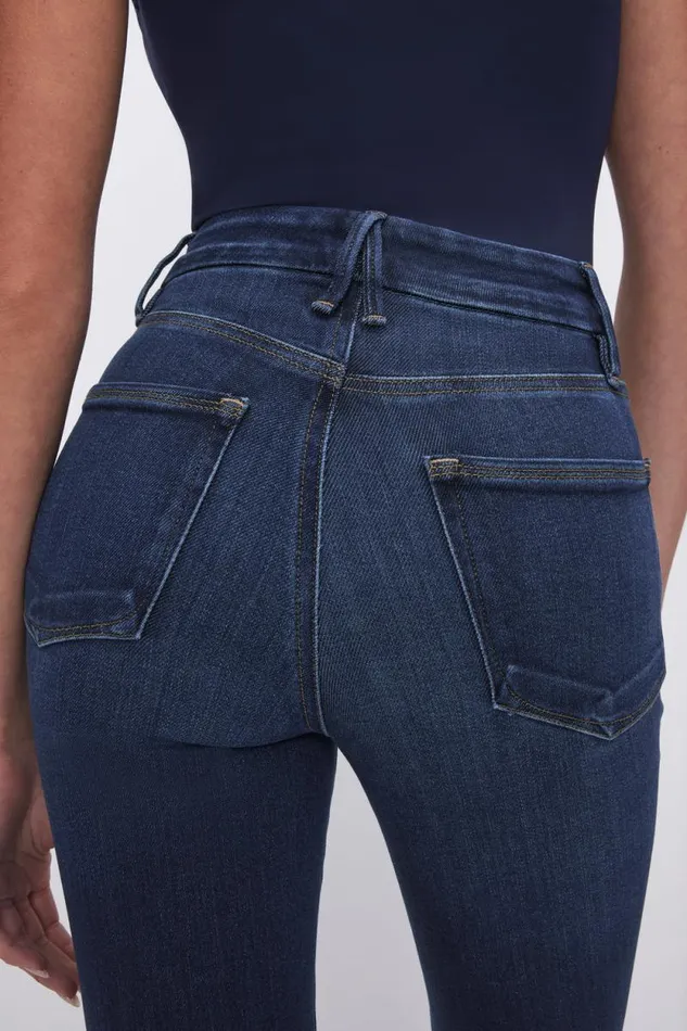 Women GOOD AMERICAN Jeans SOFTTECH GOOD CLASSIC BOOTCUTJEANS Indigo572