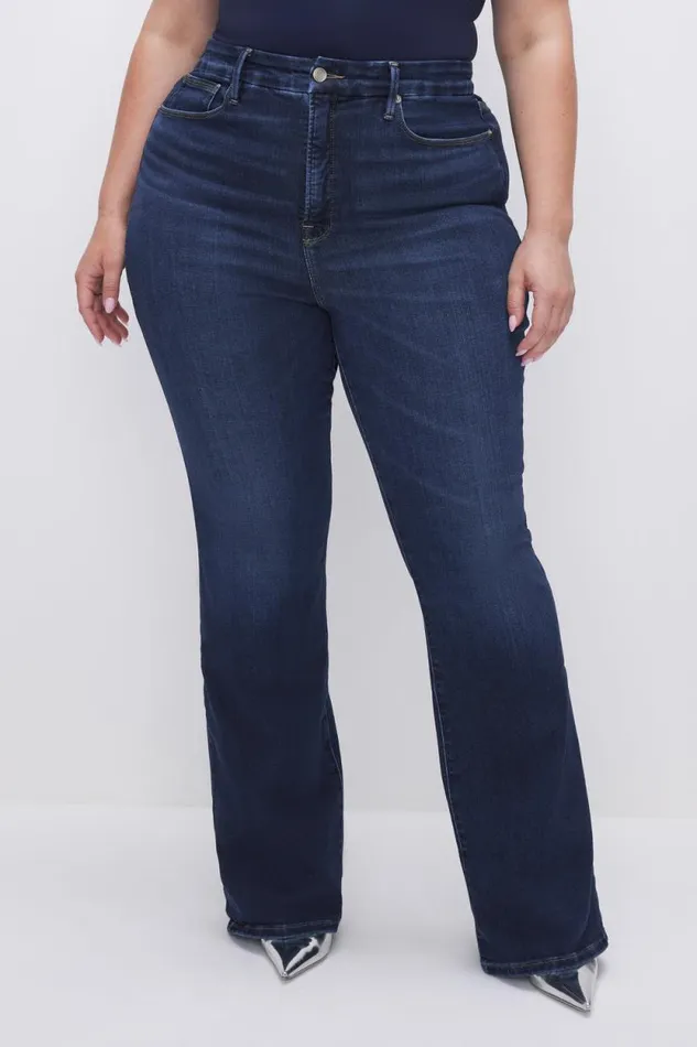 Women GOOD AMERICAN Jeans SOFTTECH GOOD CLASSIC BOOTCUTJEANS Indigo572