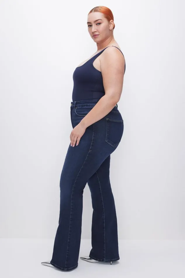 Women GOOD AMERICAN Jeans SOFTTECH GOOD CLASSIC BOOTCUTJEANS Indigo572