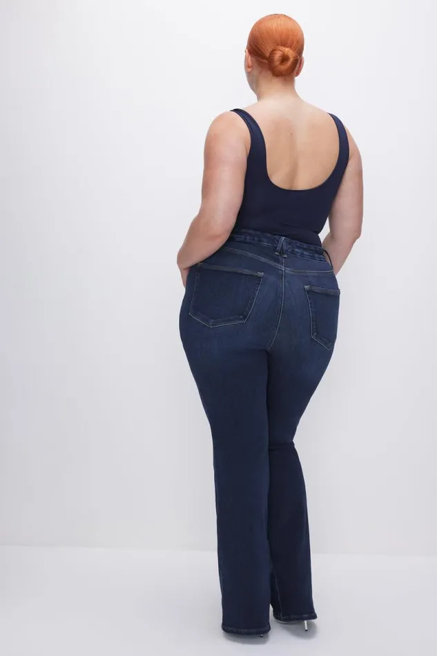 Women GOOD AMERICAN Jeans SOFTTECH GOOD CLASSIC BOOTCUTJEANS Indigo572
