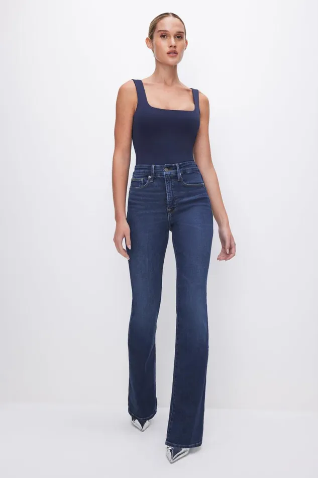 Women GOOD AMERICAN Jeans SOFTTECH GOOD CLASSIC BOOTCUTJEANS Indigo572