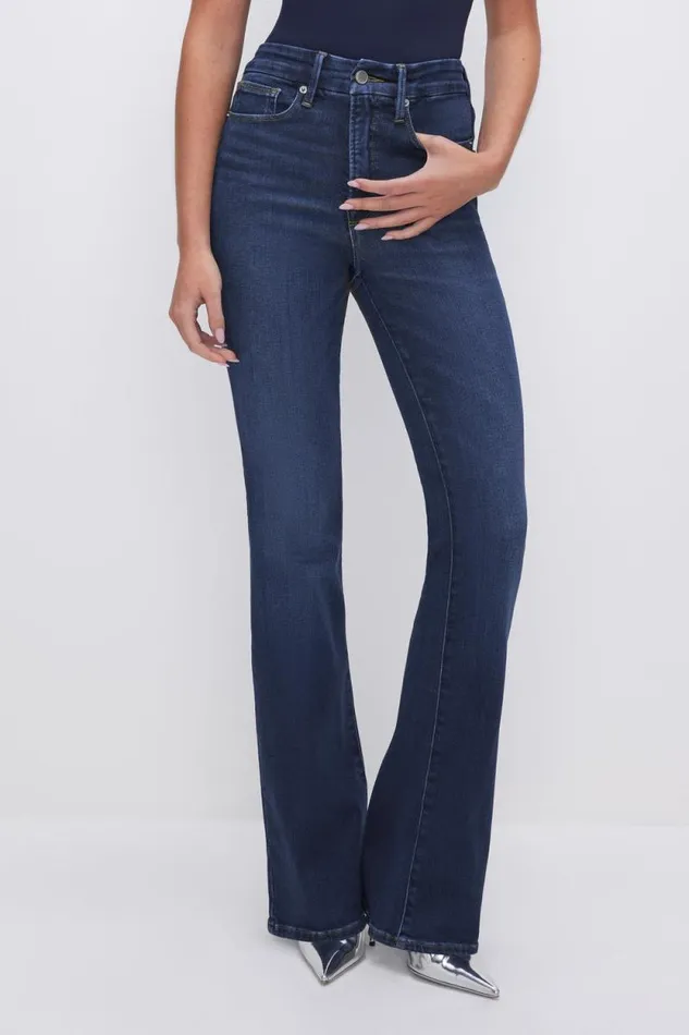 Women GOOD AMERICAN Jeans SOFTTECH GOOD CLASSIC BOOTCUTJEANS Indigo572
