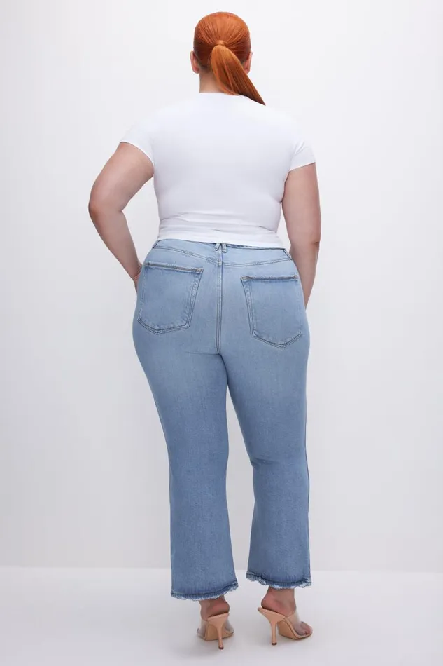 Women GOOD AMERICAN Jeans SOFTTECH GOOD LEGS CROPPED MINI BOOTJEANS Indigo510
