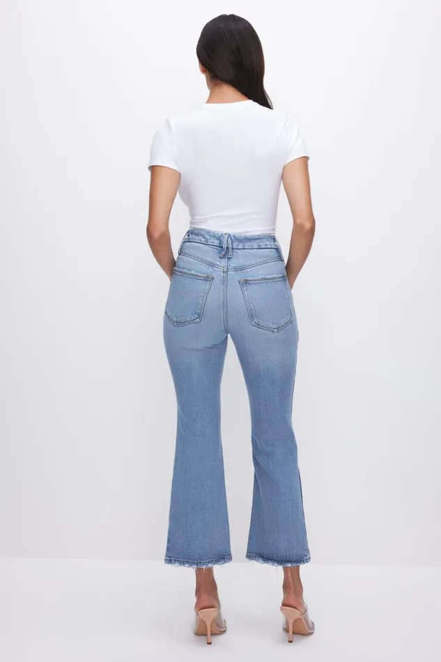 Women GOOD AMERICAN Jeans SOFTTECH GOOD LEGS CROPPED MINI BOOTJEANS Indigo510