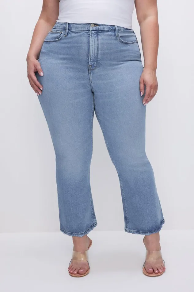 Women GOOD AMERICAN Jeans SOFTTECH GOOD LEGS CROPPED MINI BOOTJEANS Indigo510