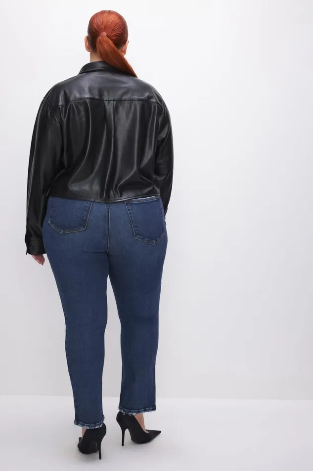 Women GOOD AMERICAN Jeans SOFTTECH GOOD LEGS STRAIGHTJEANS Indigo511