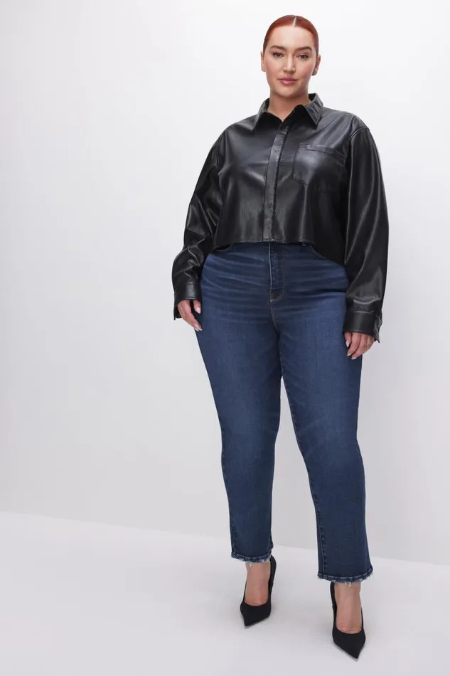 Women GOOD AMERICAN Jeans SOFTTECH GOOD LEGS STRAIGHTJEANS Indigo511
