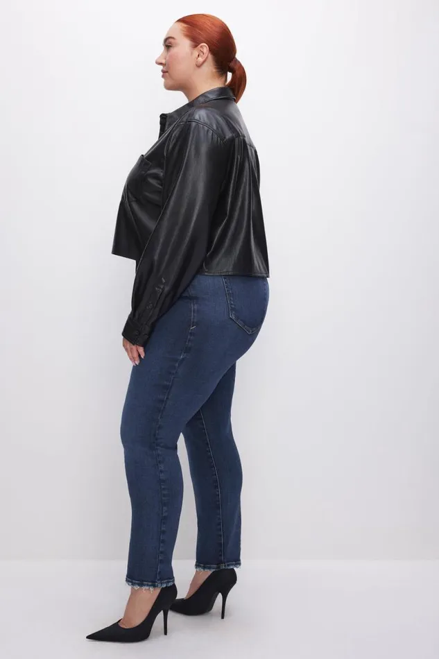 Women GOOD AMERICAN Jeans SOFTTECH GOOD LEGS STRAIGHTJEANS Indigo511