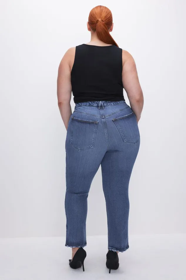 Women GOOD AMERICAN Jeans SOFTTECH GOOD LEGS STRAIGHTJEANS Indigo513