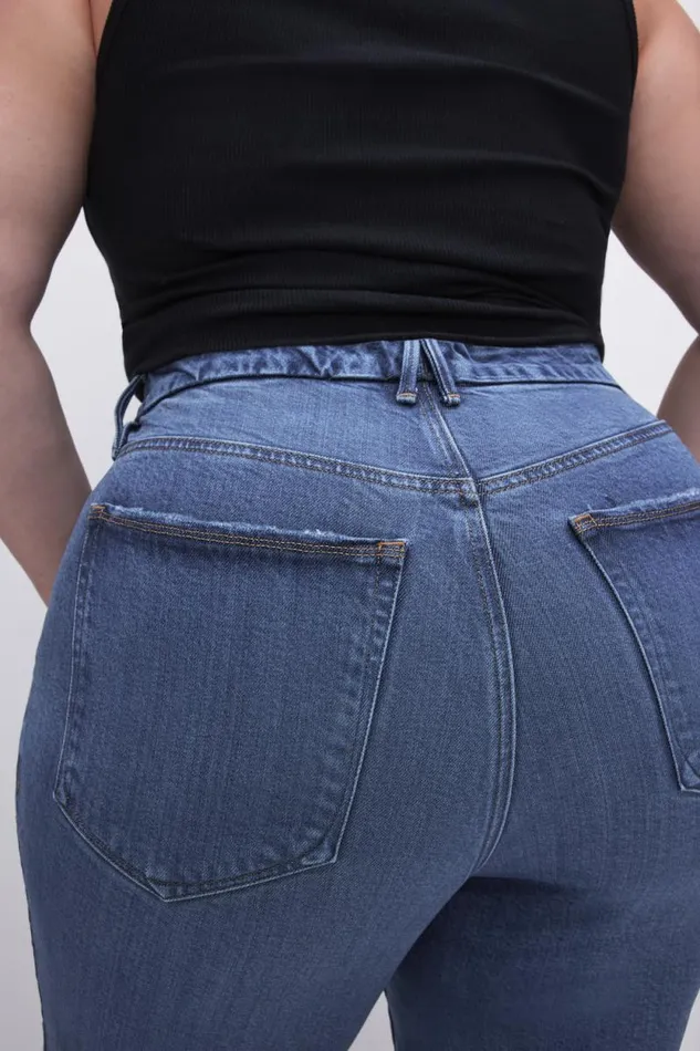 Women GOOD AMERICAN Jeans SOFTTECH GOOD LEGS STRAIGHTJEANS Indigo513