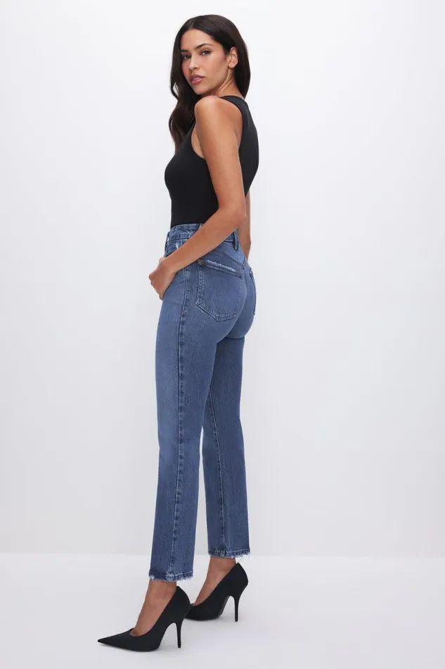 Women GOOD AMERICAN Jeans SOFTTECH GOOD LEGS STRAIGHTJEANS Indigo513
