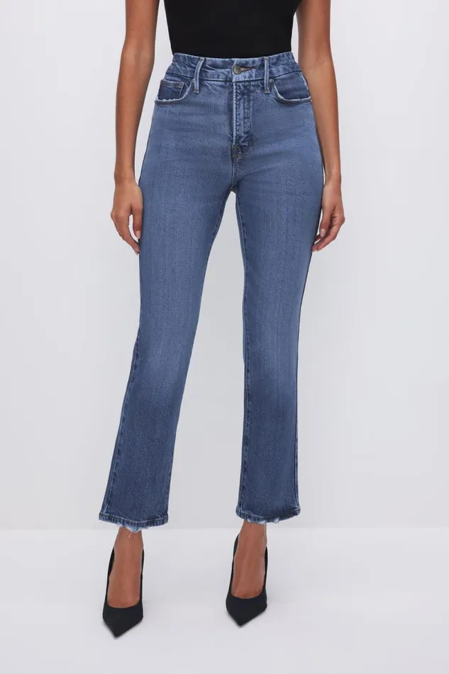 Women GOOD AMERICAN Jeans SOFTTECH GOOD LEGS STRAIGHTJEANS Indigo513