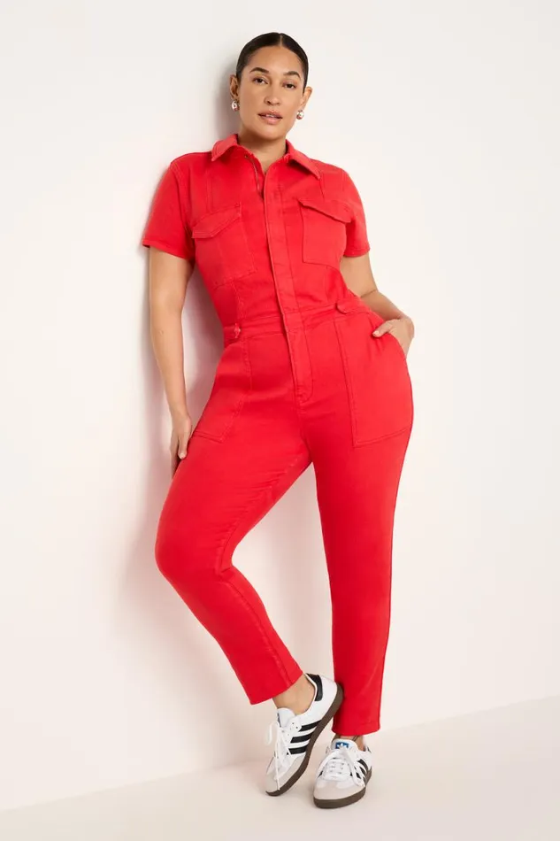 Women GOOD AMERICAN Jumpsuits FIT FOR SUCCESS LIGHT COMPRESSIONJUMPSUIT Grenadine003