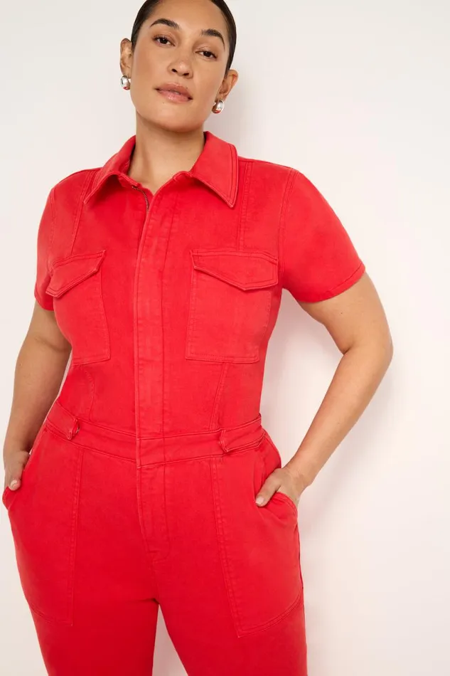 Women GOOD AMERICAN Jumpsuits FIT FOR SUCCESS LIGHT COMPRESSIONJUMPSUIT Grenadine003