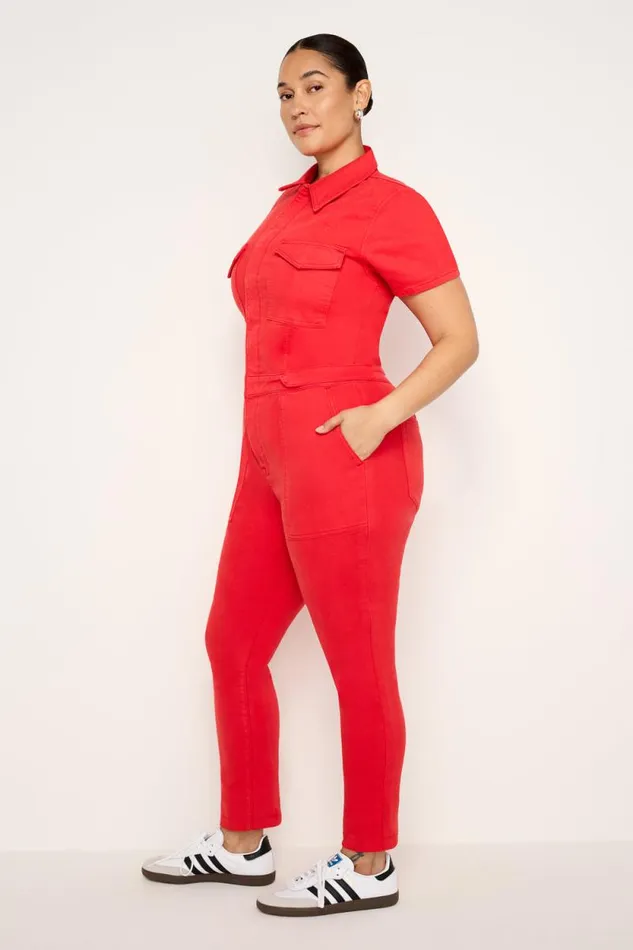 Women GOOD AMERICAN Jumpsuits FIT FOR SUCCESS LIGHT COMPRESSIONJUMPSUIT Grenadine003