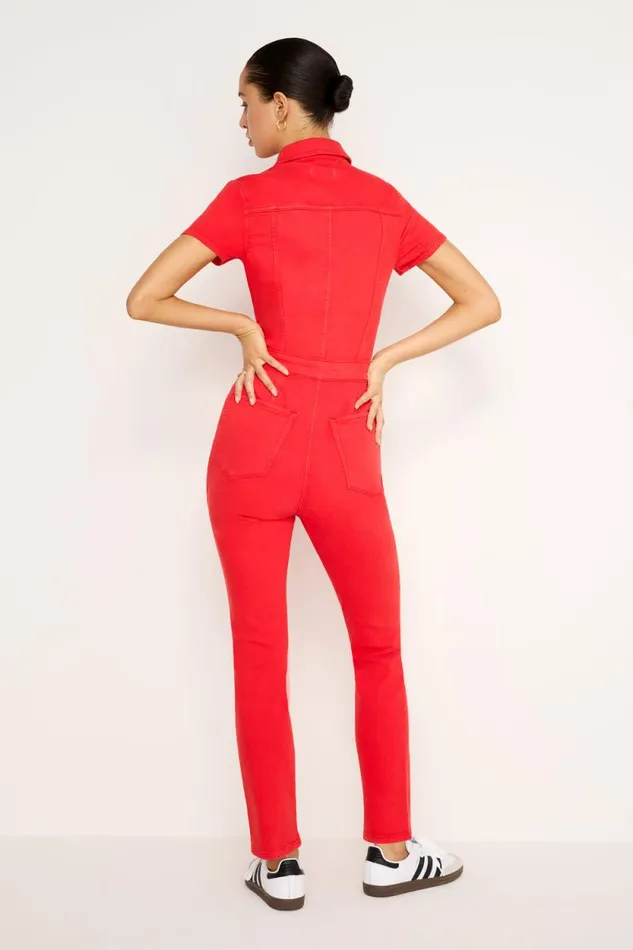Women GOOD AMERICAN Jumpsuits FIT FOR SUCCESS LIGHT COMPRESSIONJUMPSUIT Grenadine003