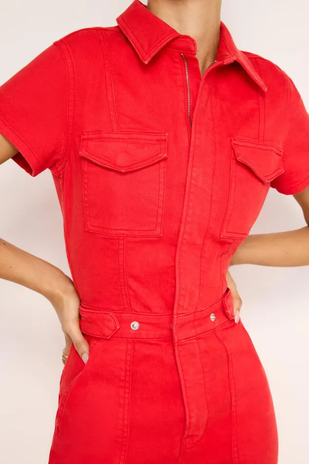 Women GOOD AMERICAN Jumpsuits FIT FOR SUCCESS LIGHT COMPRESSIONJUMPSUIT Grenadine003