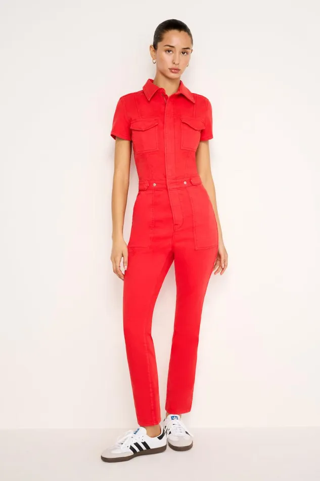 Women GOOD AMERICAN Jumpsuits FIT FOR SUCCESS LIGHT COMPRESSIONJUMPSUIT Grenadine003