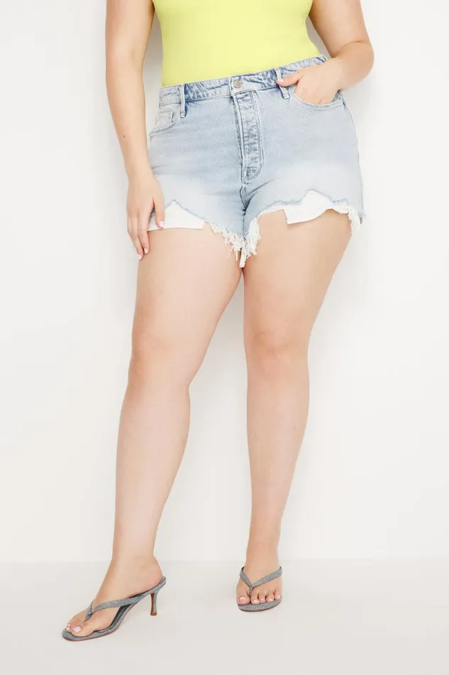 Women GOOD AMERICAN Shorts and Skirts BOMBSHELLSHORTS Indigo675