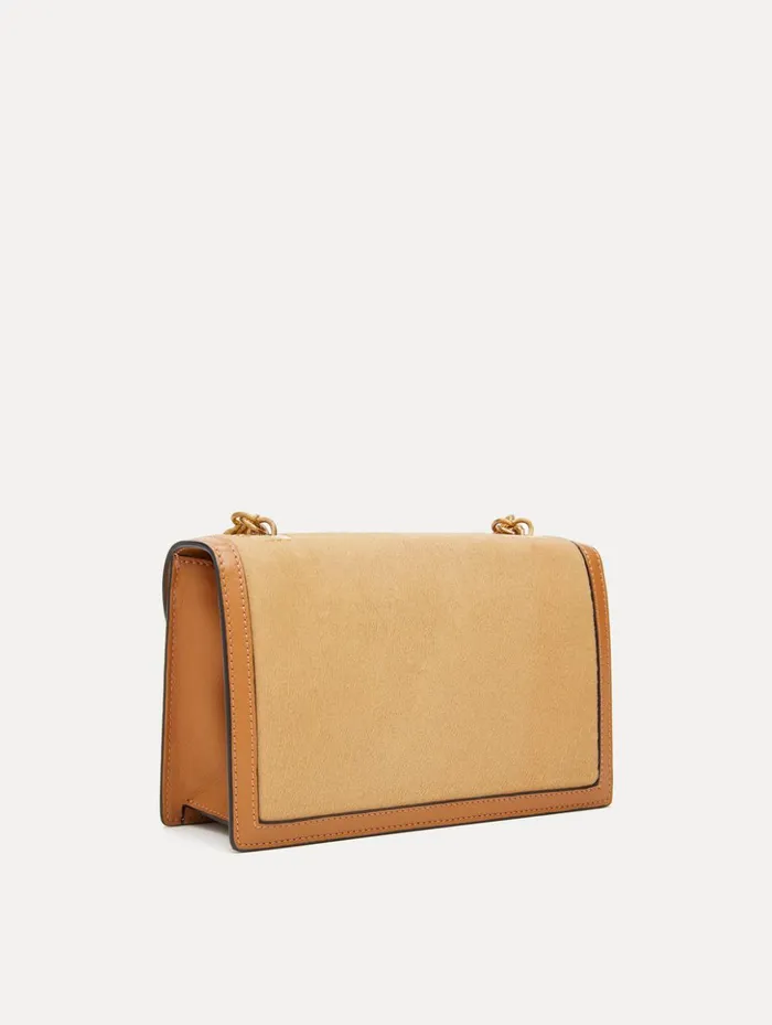 Women Handbags Oscar De La Renta Haircalf TRO Bag Nude