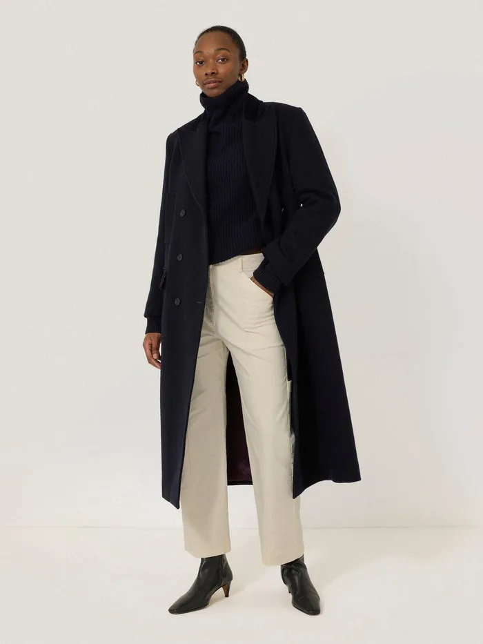 Women Hatton Cropped Trouser Cream Jigsaw Trousers
