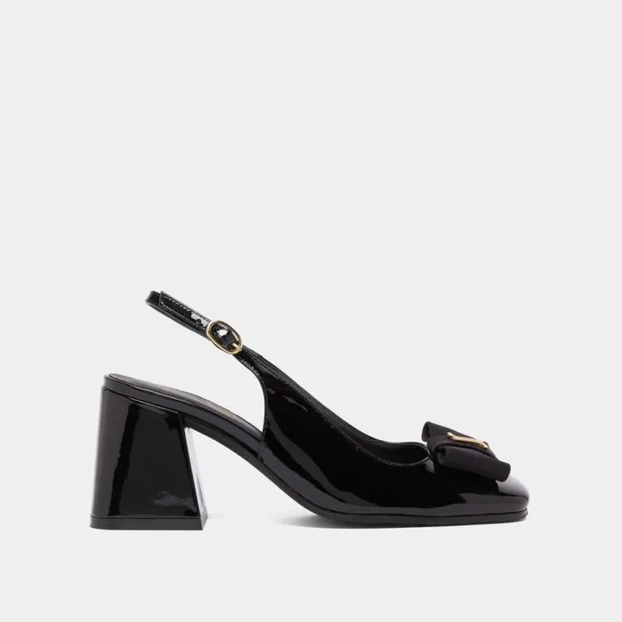 Women Heeled Slingbacks Black JONAK 60 Years