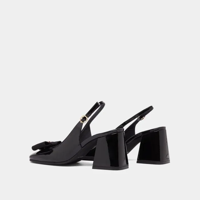 Women Heeled Slingbacks Black JONAK 60 Years