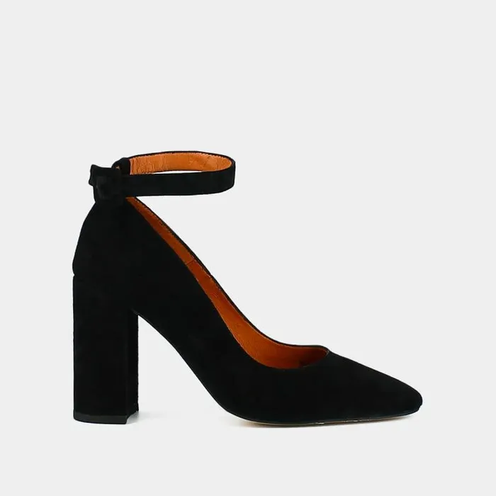 Women Highheeled Slippers Black JONAK Babies Saloms