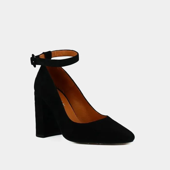 Women Highheeled Slippers Black JONAK Babies Saloms