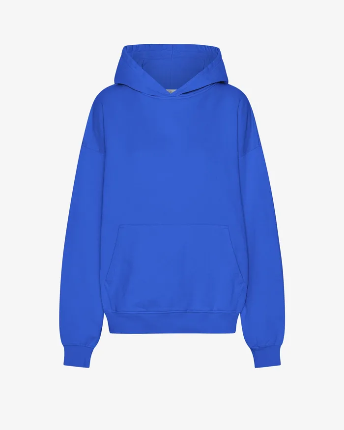 Women Hoodies Colorfulstandard Organic Oversized Hood 8211 Sapphire Blue