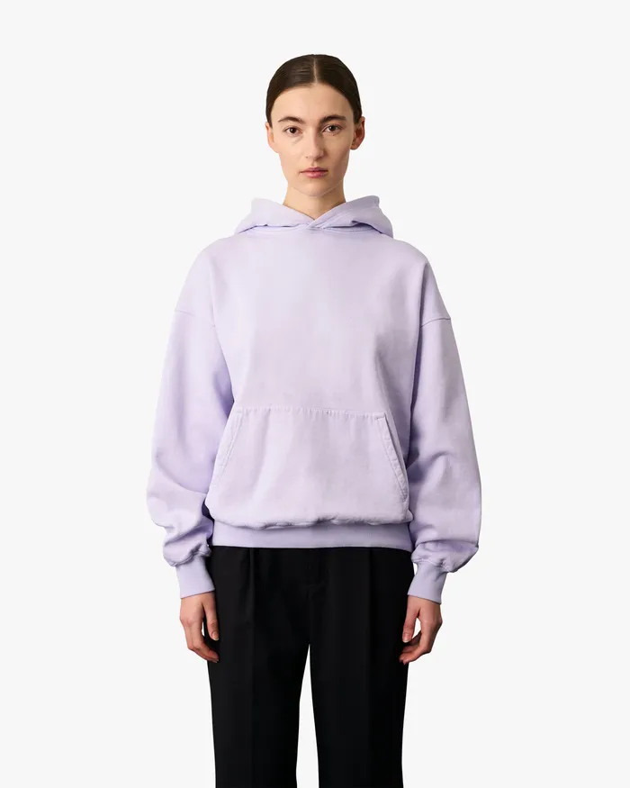 Women Hoodies Colorfulstandard Organic Oversized Hood 8211 Sapphire Blue