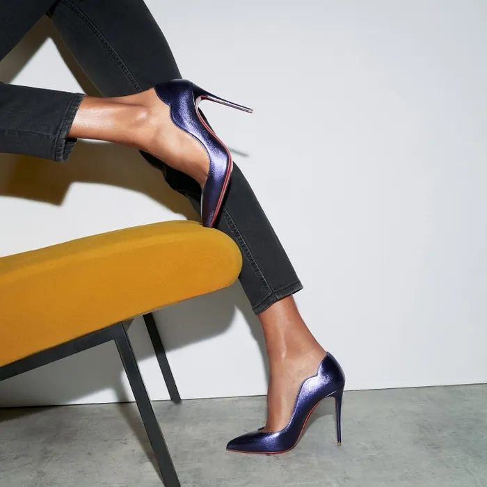 Women Hot Chick 100 Mm Pumps 8211 Nappa Leather 8211 Jacaranda Christian Louboutin Pumps Women Hot Chick 100 Mm Pumps 8211 Nappa Leather 8211 Jacaranda Christian Louboutin Pumps