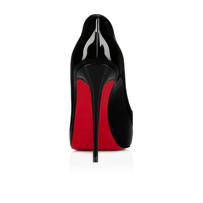Women Hot Chick Alta 120 Mm Pumps 8211 Patent Leather 8211 Black Christian Louboutin Platforms