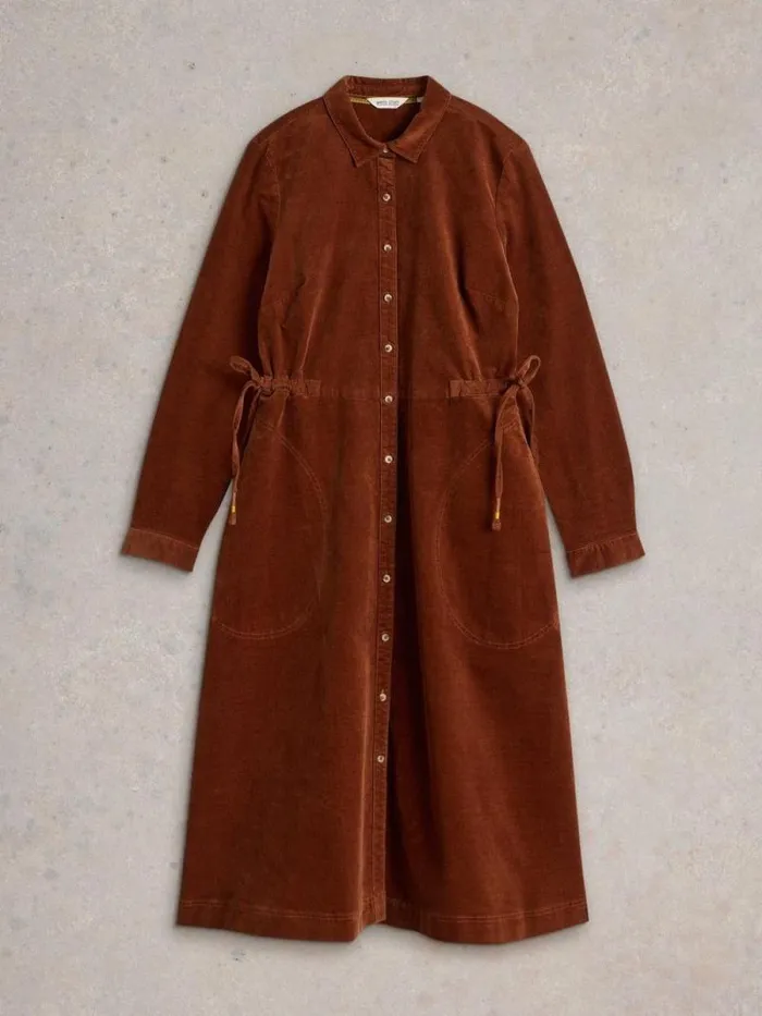 Women Jade Cord Dress Dark Tan White Stuff Dresses Women Jade Cord Dress Dark Tan White Stuff Dresses