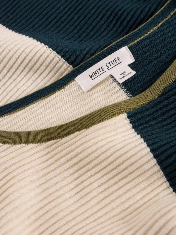 Women JANA COLOURBLOCK JUMPER Natural Multi White Stuff Knitwear Women JANA COLOURBLOCK JUMPER Natural Multi White Stuff Knitwear
