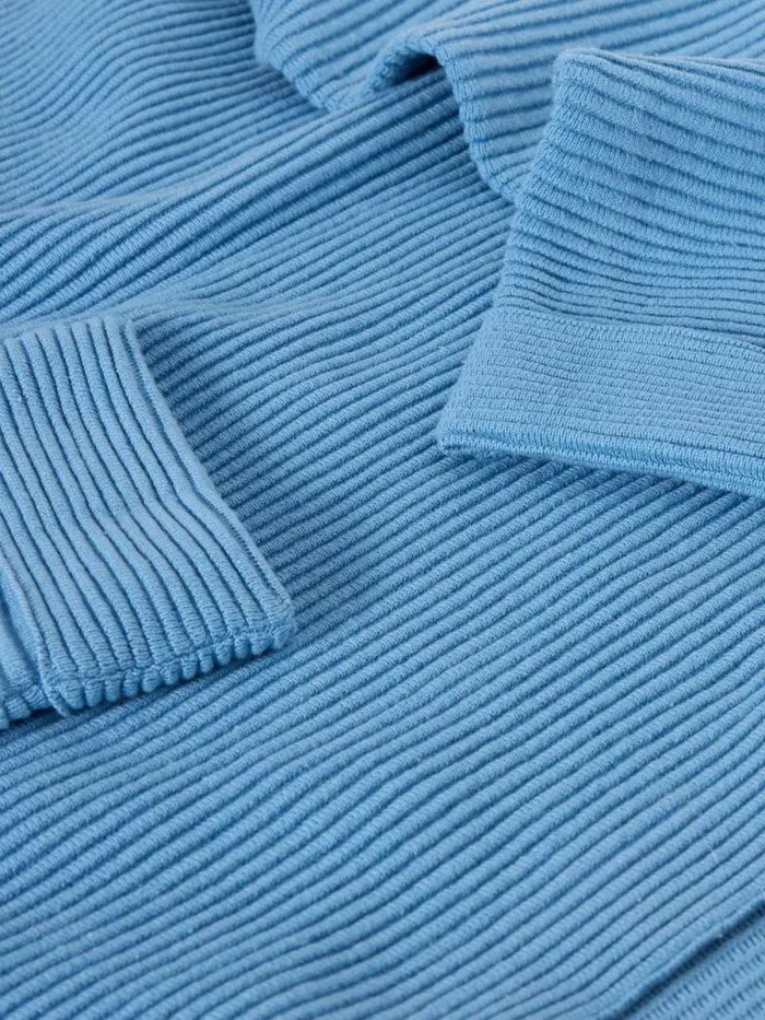 Women JANA CREW NECK JUMPER Mid Blue White Stuff Knitwear