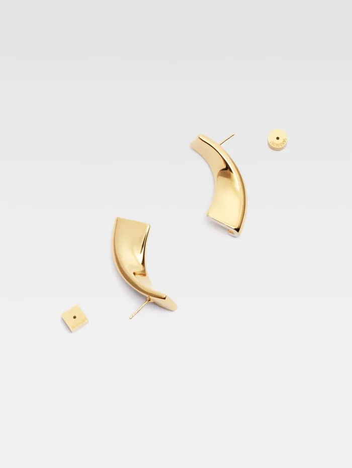 Women Jewellery JACQUEMUS The J Earrings White Women Jewellery JACQUEMUS The J Earrings White
