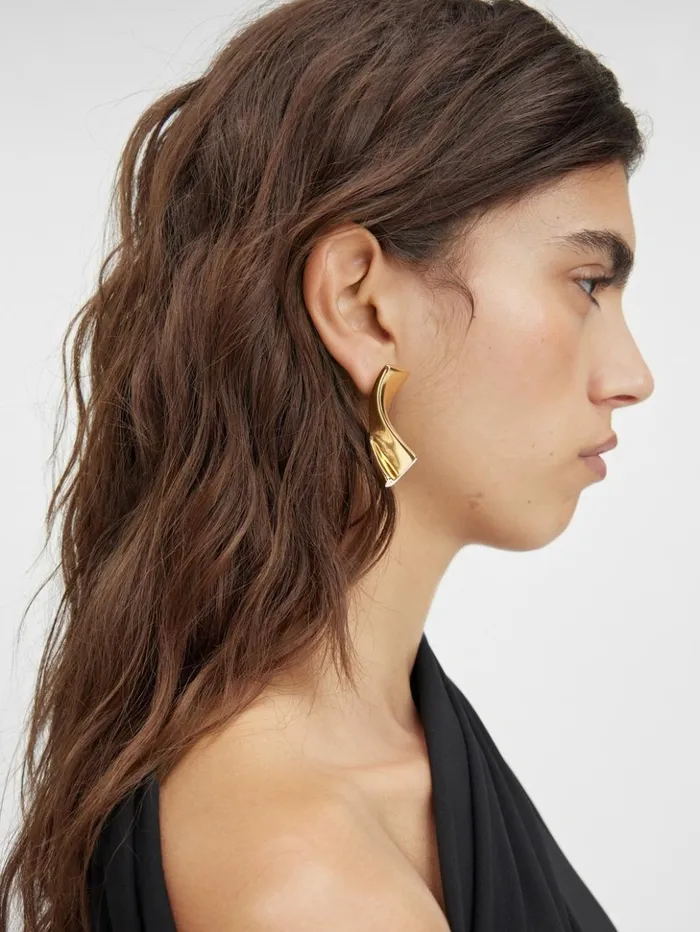 Women Jewellery JACQUEMUS The J Earrings White Women Jewellery JACQUEMUS The J Earrings White