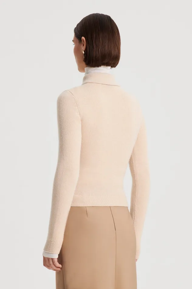 Women Knitwear Scanlan Theodore CASHMERE SHIRT OAT Women Knitwear Scanlan Theodore CASHMERE SHIRT OAT