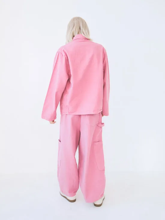 Women Lisa Says Gah Chef Pant Donut Box Pink Bottoms