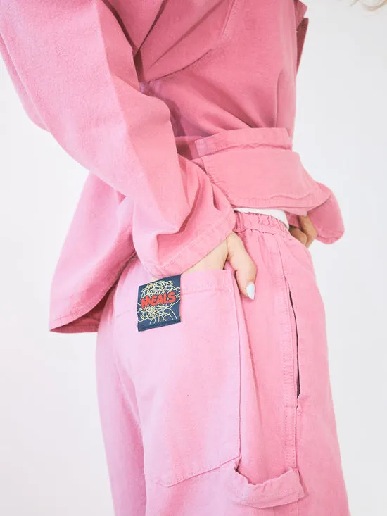 Women Lisa Says Gah Chef Pant Donut Box Pink Bottoms