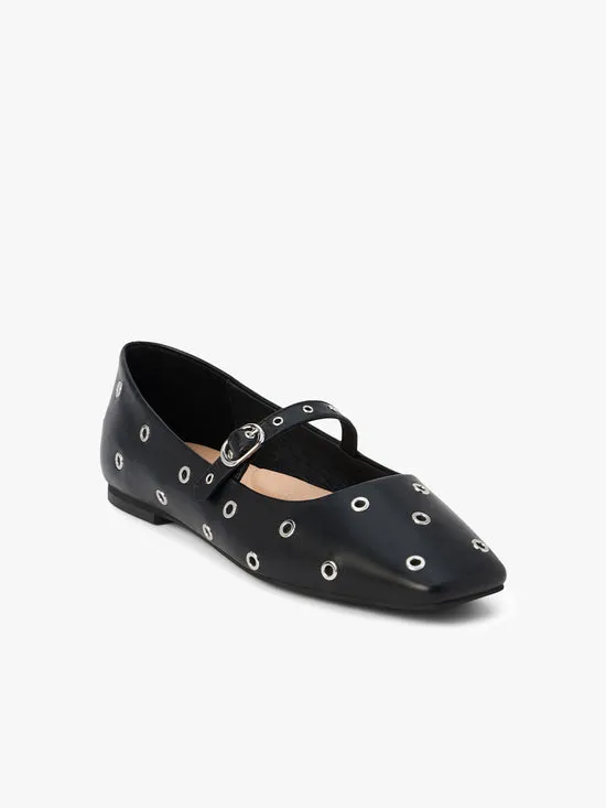 Women Lisa Says Gah Mick Mary Jane Black Shoes