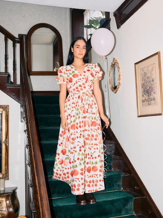 Women Lisa Says Gah Topanga Dress Fruit Print Dresses