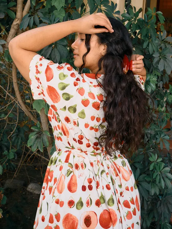 Women Lisa Says Gah Topanga Dress Fruit Print Dresses