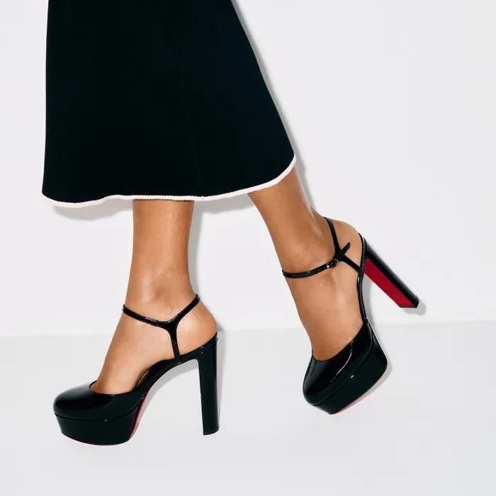 Women Loo Pump 130 Mm Pumps 8211 Patent Leather 8211 Black Christian Louboutin Platforms Women Loo Pump 130 Mm Pumps 8211 Patent Leather 8211 Black Christian Louboutin Platforms