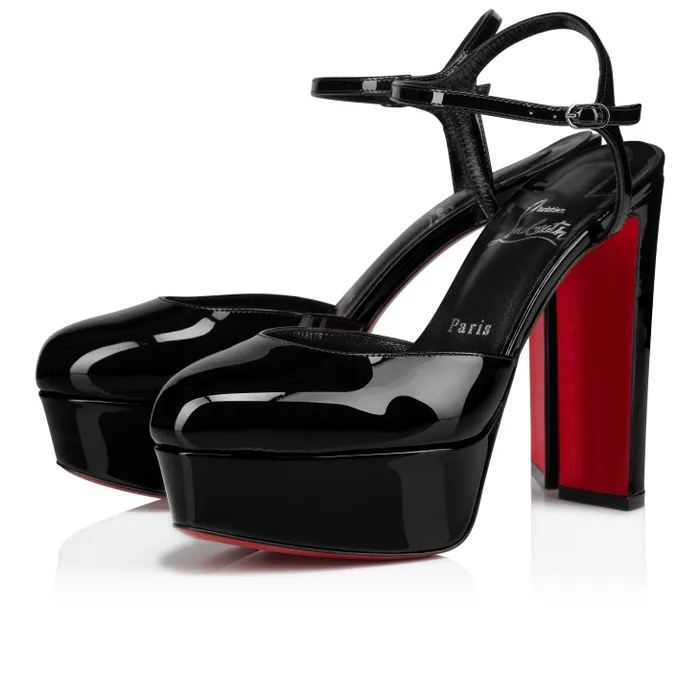 Women Loo Pump 130 Mm Pumps 8211 Patent Leather 8211 Black Christian Louboutin Platforms