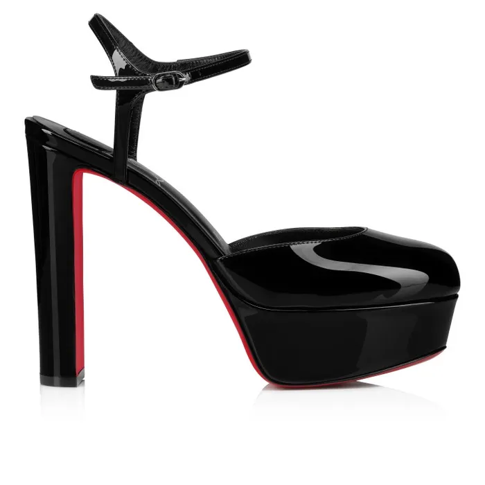 Women Loo Pump 130 Mm Pumps 8211 Patent Leather 8211 Black Christian Louboutin Platforms