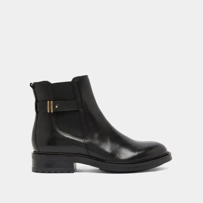 Women Lowboots With Notched Heels Black JONAK Ankle Boots Lowboots