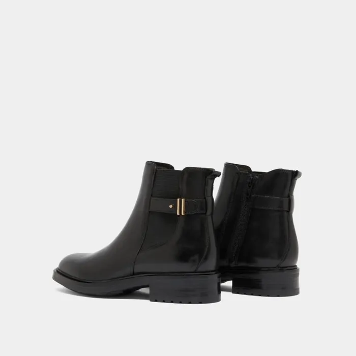 Women Lowboots With Notched Heels Black JONAK Ankle Boots Lowboots