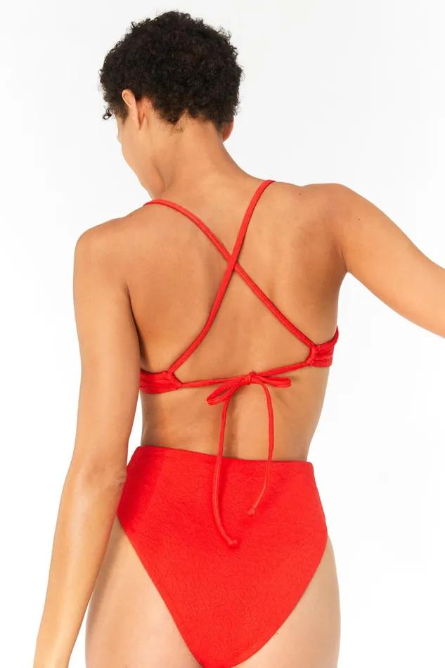 Women Mara Hoffman Bikini Bottoms Imina Bikini Bottom Red Women Mara Hoffman Bikini Bottoms Imina Bikini Bottom Red